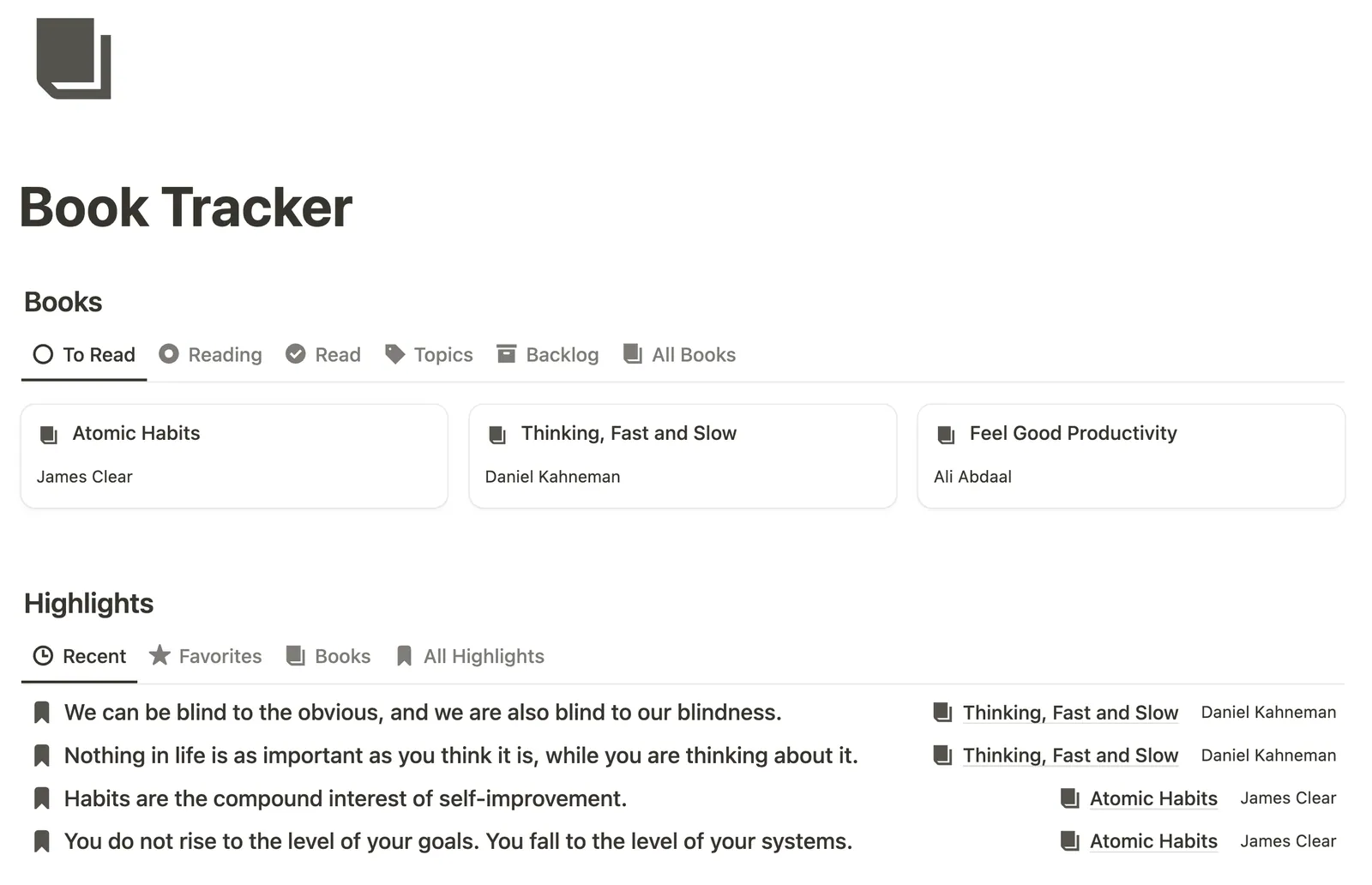 Book Tracker preview