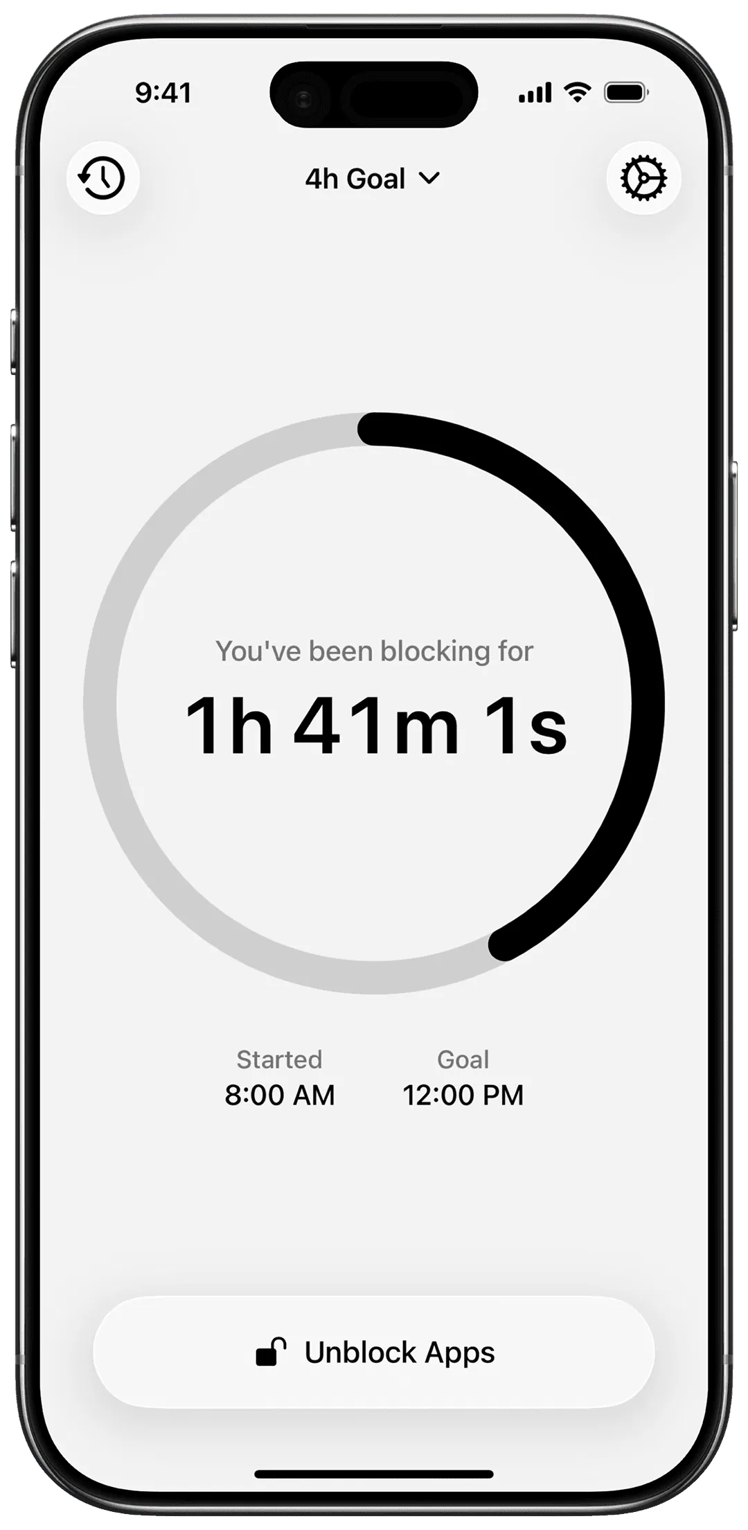ScreenFast on iPhone